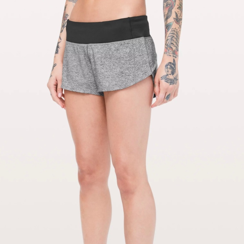 Grey Lululemon speed ups, size 4